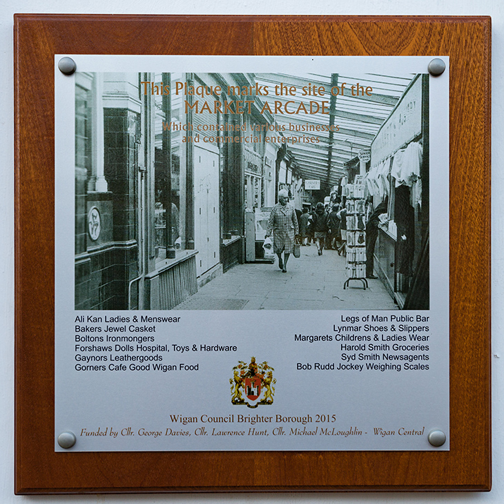 Market Arcade Plaque